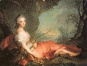 Jean Marc Nattier Marie-Adlaide of France as Diana Norge oil painting reproduction